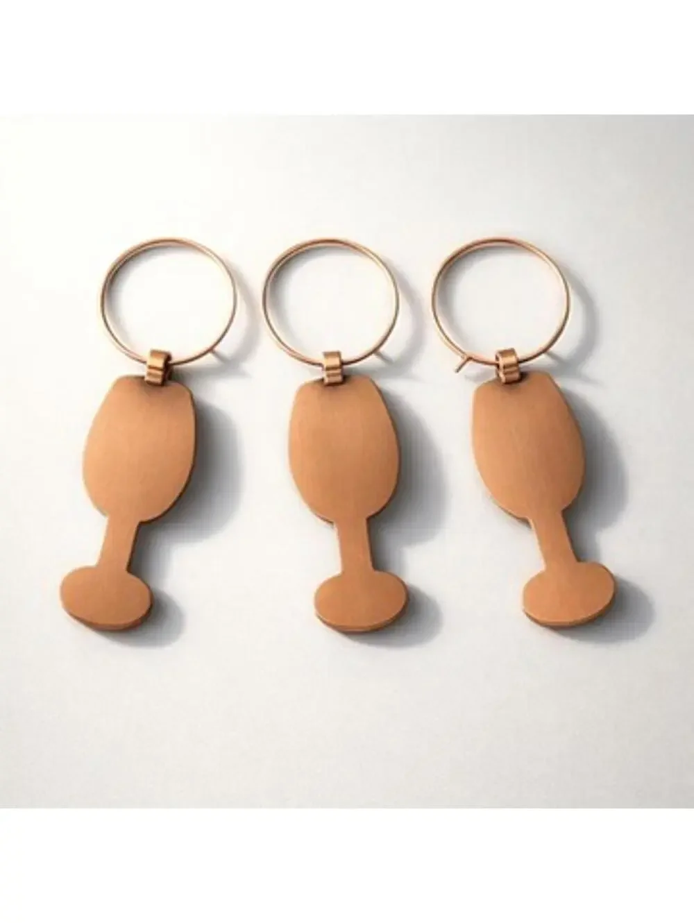 Set of 3 Wine Glass Charms with Fruit Designs Kettle One